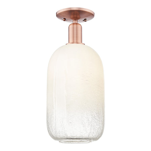 Innovations Brookhaven Cloche 1Lt 7" Semi-Flush, CP/Opal - 716-1C-AC-G482-7OP