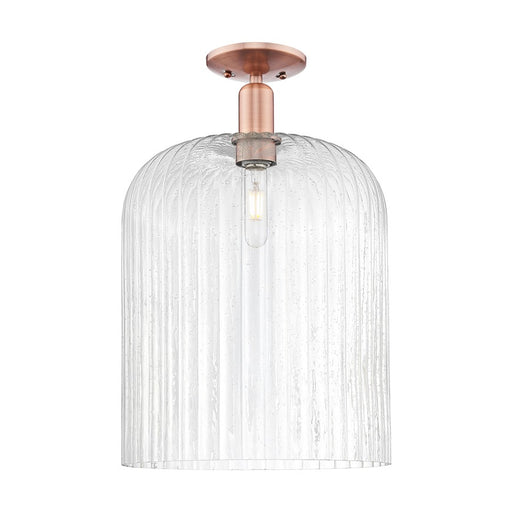 Innovations Bridal Veil 1Lt 12" Semi-Flush, Copper/Seed - 716-1C-AC-G559-12SDY