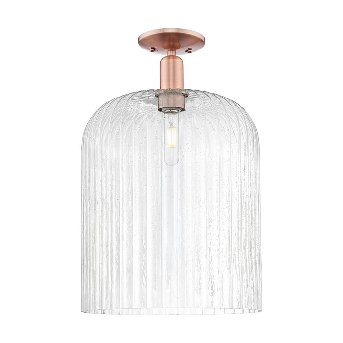 Innovations Bridal Veil 1Lt 12" Semi-Flush, Copper/Seed - 716-1C-AC-G559-12SDY