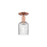 Innovations Bridal Veil 1Lt 5" Semi-Flush, Copper/Seed - 716-1C-AC-G559-5SDY