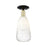 Innovations Brookhaven Almond 1Lt 6" Semi-Flush, BKBS/Opal - 716-1C-BAB-G480-6OP
