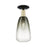 Innovations Brookhaven Almond 1Lt 6" Semi-Flush, BKS/SL - 716-1C-BAB-G480-6SL