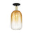 Innovations Brookhaven Cloche 1Lt 7" Semi-Flush, BKBS/AM - 716-1C-BAB-G482-7AM