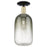 Innovations Brookhaven Cloche 1Lt 7" Semi-Flush, BKS/SL - 716-1C-BAB-G482-7SL