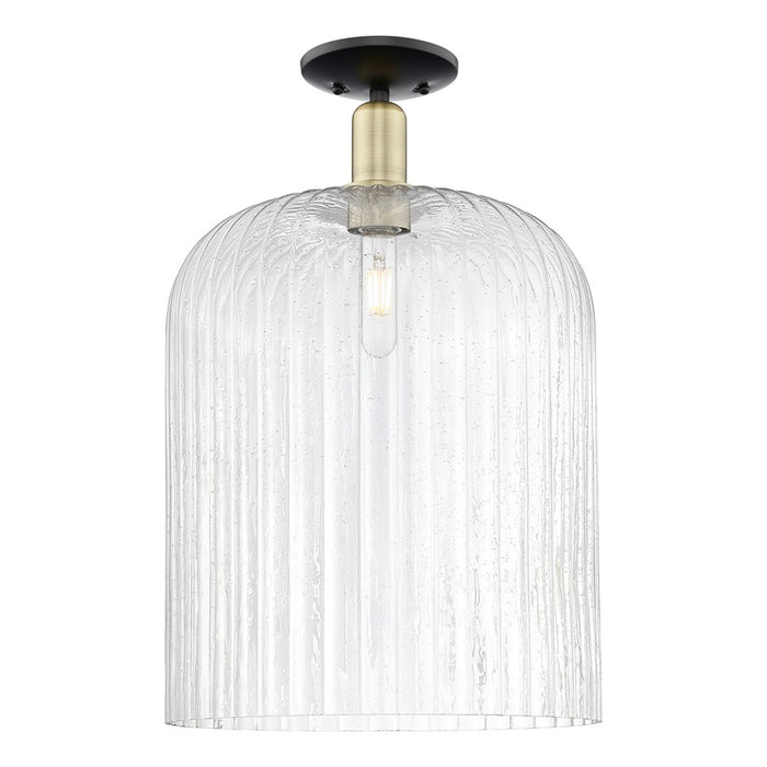 Innovations Bridal Veil 1Lt 12" Semi-Flush, BKBS/Seed - 716-1C-BAB-G559-12SDY