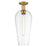 Innovations Chelsea 1Lt 8" Semi-Flush, Brushed Brass/Clear - 716-1C-BB-G456-8CL