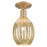 Innovations Preston 6" Bulb Semi-Flush, BB/Merc - 716-1C-BB-G459-6ME