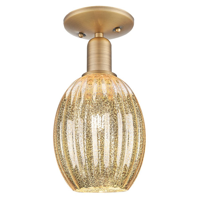 Innovations Preston 6" Bulb Semi-Flush, BB/Merc - 716-1C-BB-G459-6ME
