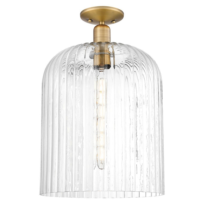 Innovations Bridal Veil 12" Semi-Flush, BB/Clear - 716-1C-BB-G559-12CL