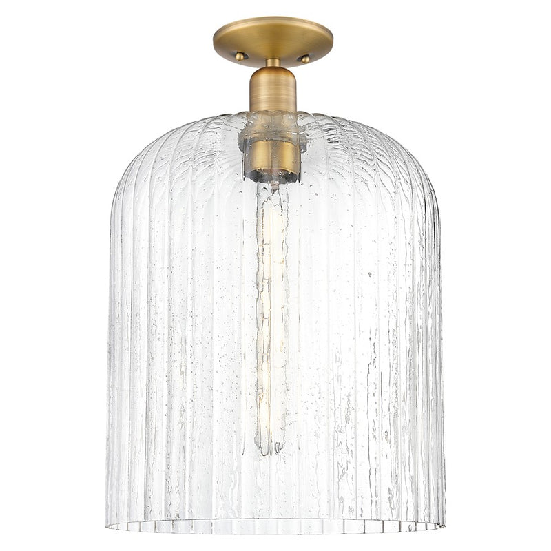 Innovations Bridal Veil 12" Semi-Flush, BB/Seedy - 716-1C-BB-G559-12SDY