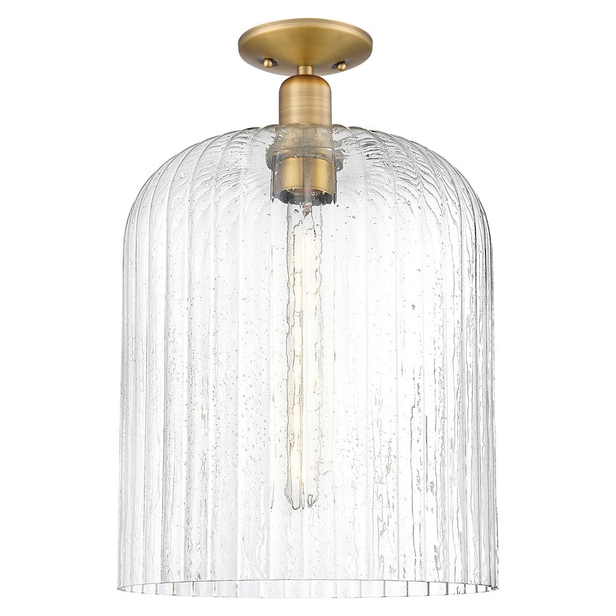 Innovations Bridal Veil 12" Semi-Flush, BB/Seedy - 716-1C-BB-G559-12SDY