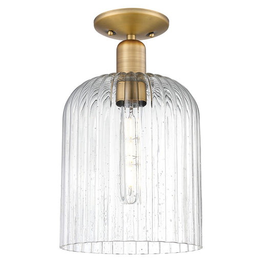 Innovations Bridal Veil 8" Semi-Flush, Brushed Brass/Seedy - 716-1C-BB-G559-8SDY