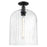 Innovations Bridal Veil 1Lt 12" Semi-Flush, Black/Seedy - 716-1C-BK-G559-12SDY