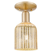 Innovations Bridal Veil 1Lt 5" Semi-Flush, Bronze/Mercury - 716-1C-CB-G559-5ME