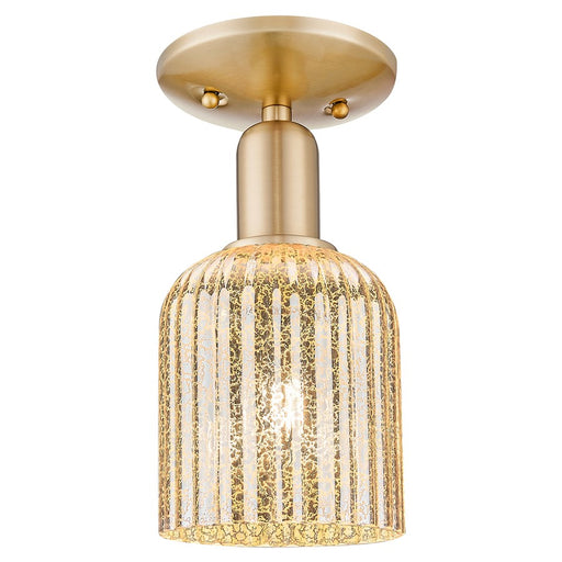 Innovations Bridal Veil 1Lt 5" Semi-Flush, Bronze/Mercury - 716-1C-CB-G559-5ME