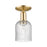 Innovations Bridal Veil 1Lt 5" Semi-Flush, CBZ/Seed - 716-1C-CB-G559-5SDY