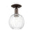 Innovations Preston 1Lt 7" Globe Semi-Flush, OB/Clear - 716-1C-OB-G458-7CL