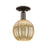 Innovations Preston 1Lt 7" Globe Semi-Flush, OB/Mercury - 716-1C-OB-G458-7ME