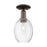 Innovations Preston 1Lt 6" Bulb Semi-Flush, OB/Clear - 716-1C-OB-G459-6CL