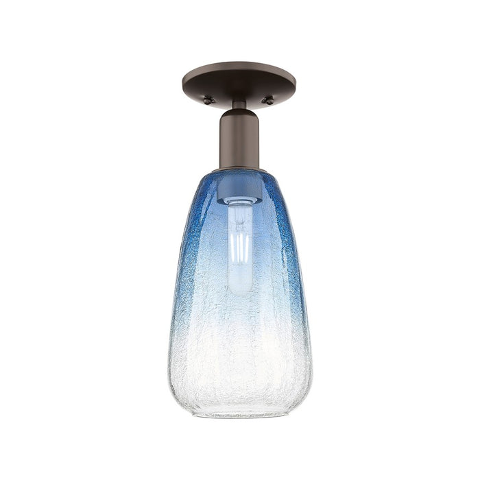 Innovations Brookhaven Almond 1Lt 6" Semi-Flush, OB/SB - 716-1C-OB-G480-6SB
