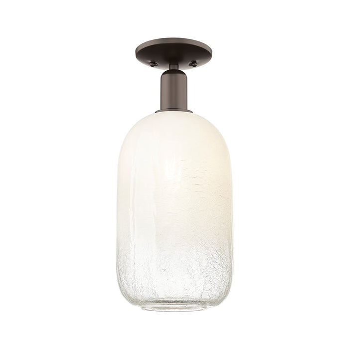 Innovations Brookhaven Cloche 1Lt 7" Semi-Flush, OB/Opal - 716-1C-OB-G482-7OP