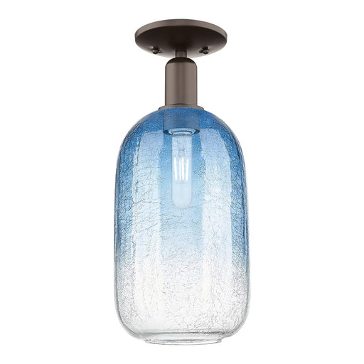 Innovations Brookhaven Cloche 1Lt 7" Semi-Flush, OB/SB - 716-1C-OB-G482-7SB