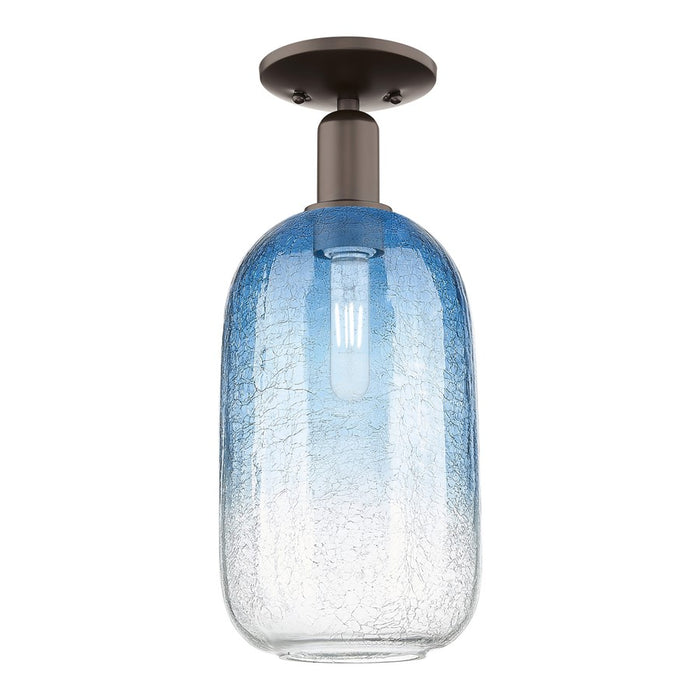 Innovations Brookhaven Cloche 1Lt 7" Semi-Flush, OB/SB - 716-1C-OB-G482-7SB