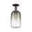Innovations Brookhaven Cloche 1Lt 7" Semi-Flush, OB/Slate - 716-1C-OB-G482-7SL