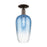 Innovations Brookhaven Flute 1Lt 7" Semi-Flush, OB/SB - 716-1C-OB-G484-7SB