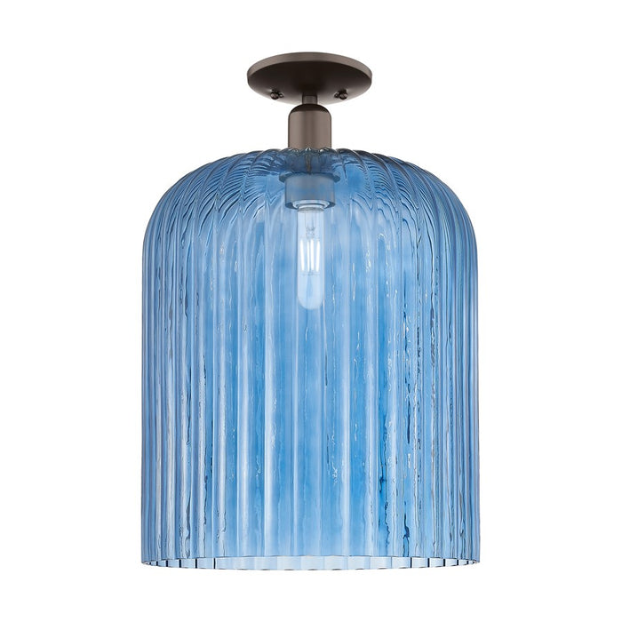 Innovations Bridal Veil 1Lt 12" Semi-Flush, OB/Blue - 716-1C-OB-G559-12BL