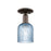 Innovations Bridal Veil 1Lt 5" Semi-Flush, OB/Blue - 716-1C-OB-G559-5BL