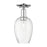 Innovations Preston 1Lt 6" Flute Semi-Flush, Chrome/Clear - 716-1C-PC-G457-6CL