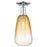Innovations Brookhaven Almond 1Lt 6" Semi-Flush, Chrome/AM - 716-1C-PC-G480-6AM