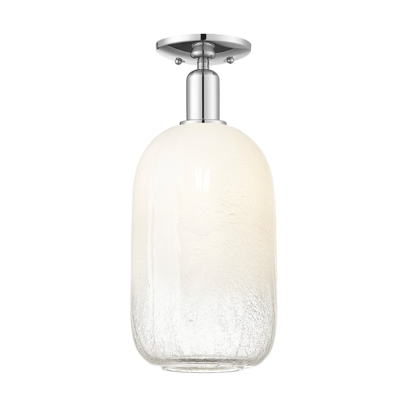 Innovations Brookhaven Cloche 1Lt 7" Semi-Flush, CH/OP - 716-1C-PC-G482-7OP
