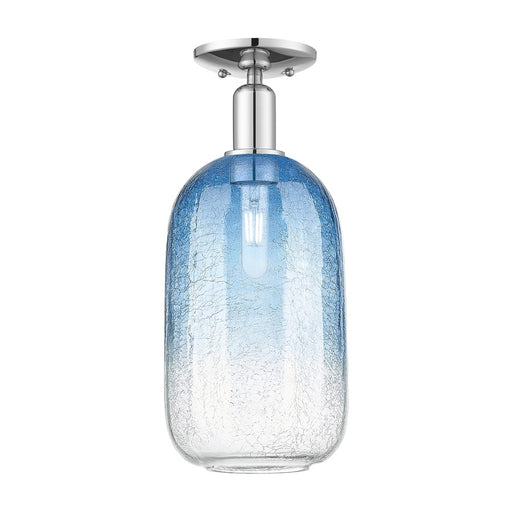 Innovations Brookhaven Cloche 1Lt 7" Semi-Flush, Chrome/SB - 716-1C-PC-G482-7SB