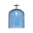 Innovations Bridal Veil 1Lt 12" Semi-Flush, Chrome/Blue - 716-1C-PC-G559-12BL