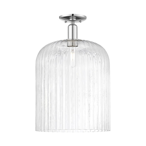 Innovations Bridal Veil 1Lt 12" Semi-Flush, Chrome/Clear - 716-1C-PC-G559-12CL