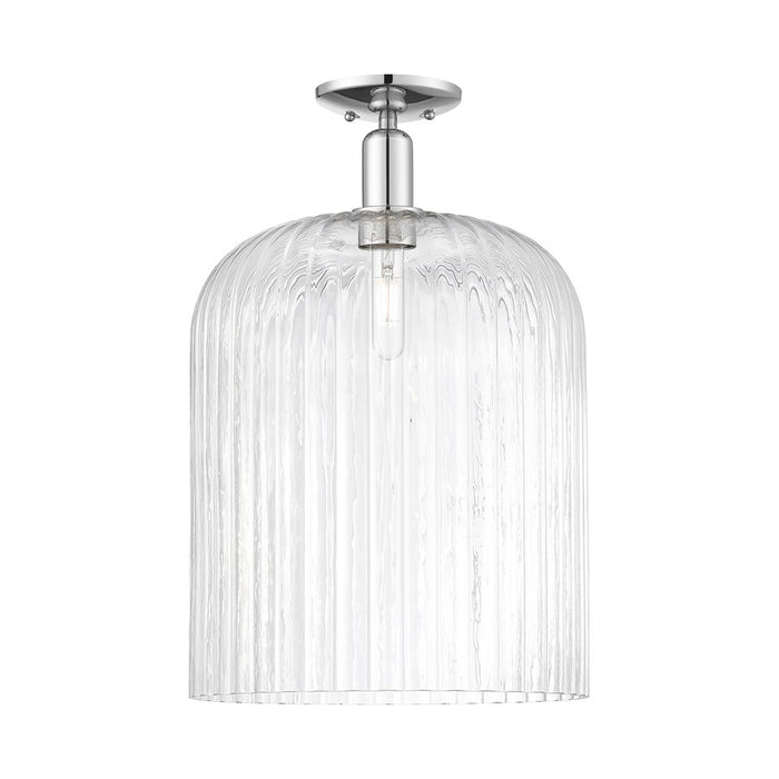 Innovations Bridal Veil 1Lt 12" Semi-Flush, Chrome/Clear - 716-1C-PC-G559-12CL
