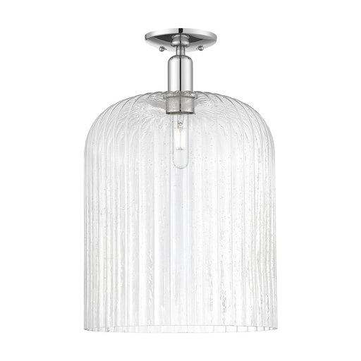 Innovations Bridal Veil 1Lt 12" Semi-Flush, Chrome/Seed - 716-1C-PC-G559-12SDY