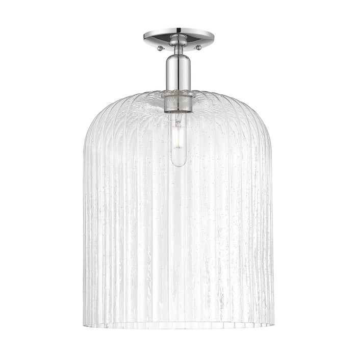 Innovations Bridal Veil 1Lt 12" Semi-Flush, Chrome/Seed - 716-1C-PC-G559-12SDY