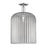 Innovations Bridal Veil 1Lt 12" Semi-Flush, Chrome/Smoke - 716-1C-PC-G559-12SM