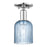 Innovations Bridal Veil 1Lt 5" Semi-Flush, Chrome/Blue - 716-1C-PC-G559-5BL