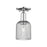 Innovations Bridal Veil 1Lt 5" Semi-Flush, Chrome/Smoke - 716-1C-PC-G559-5SM