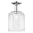 Innovations Bridal Veil 1Lt 8" Semi-Flush, Chrome/Clear - 716-1C-PC-G559-8CL