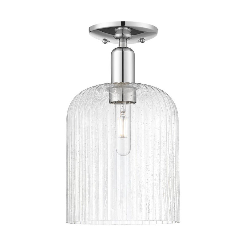 Innovations Bridal Veil 1Lt 8" Semi-Flush, Chrome/Seed - 716-1C-PC-G559-8SDY