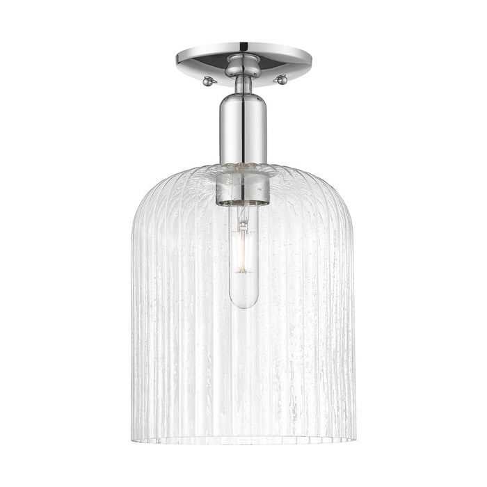 Innovations Bridal Veil 1Lt 8" Semi-Flush, Chrome/Seed - 716-1C-PC-G559-8SDY