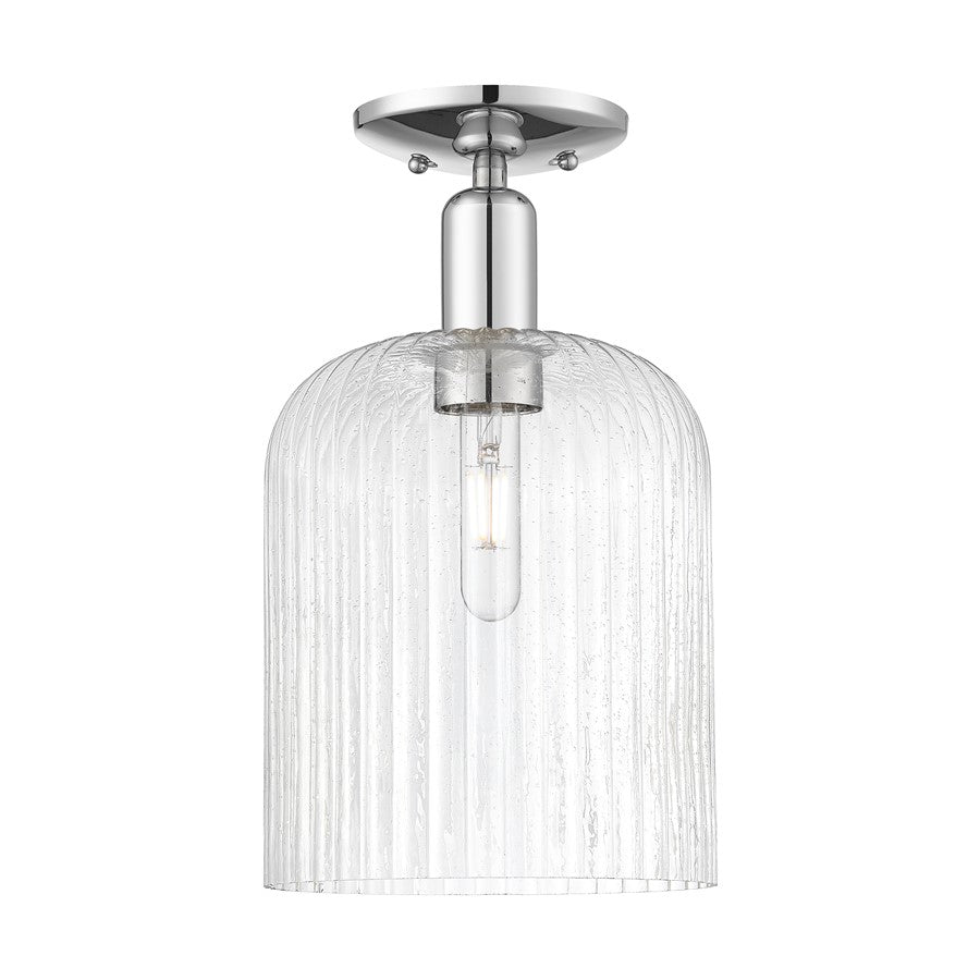 Innovations Bridal Veil 1Lt 8" Semi-Flush, Chrome/Seed - 716-1C-PC-G559-8SDY