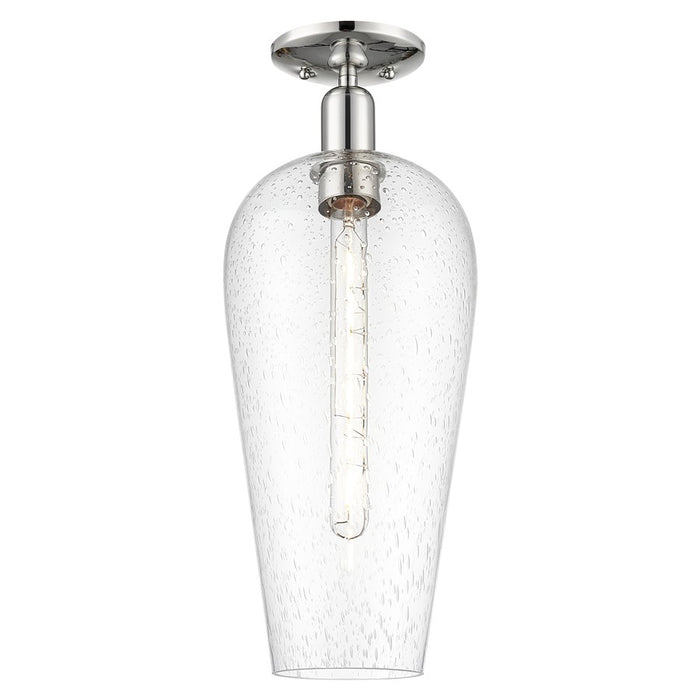 Innovations Chelsea 8" Semi-Flush, Polished Nickel/Seedy - 716-1C-PN-G456-8SDY