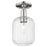 Innovations Preston 7" Jar Semi-Flush, PN/Clear - 716-1C-PN-G460-7CL