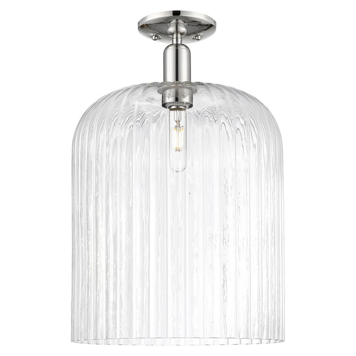 Innovations Bridal Veil 12" Semi-Flush, PN/Clear - 716-1C-PN-G559-12CL